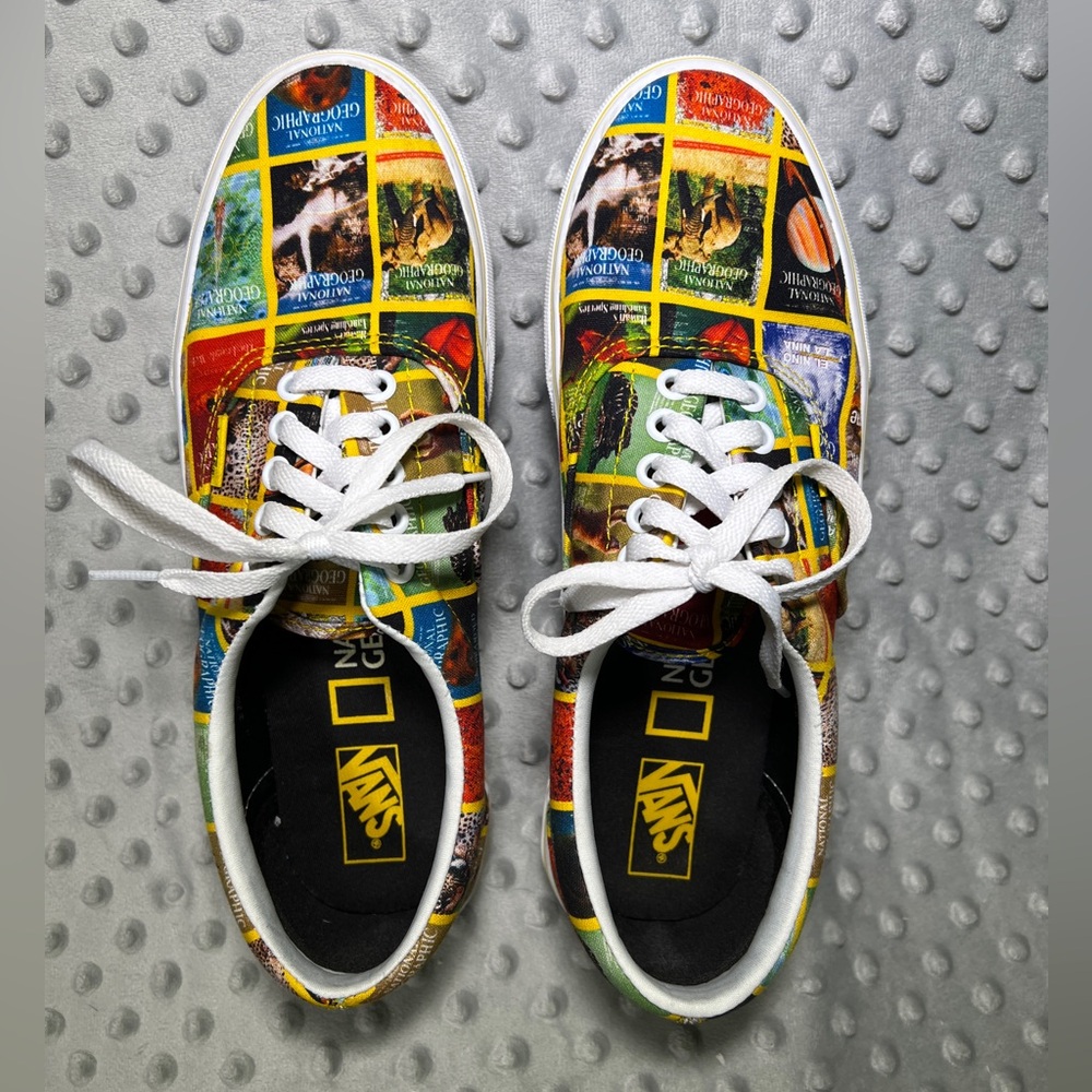 Vans x National Geographic Limited Edition Era Magazine Cover Sneakers M8.5 W10